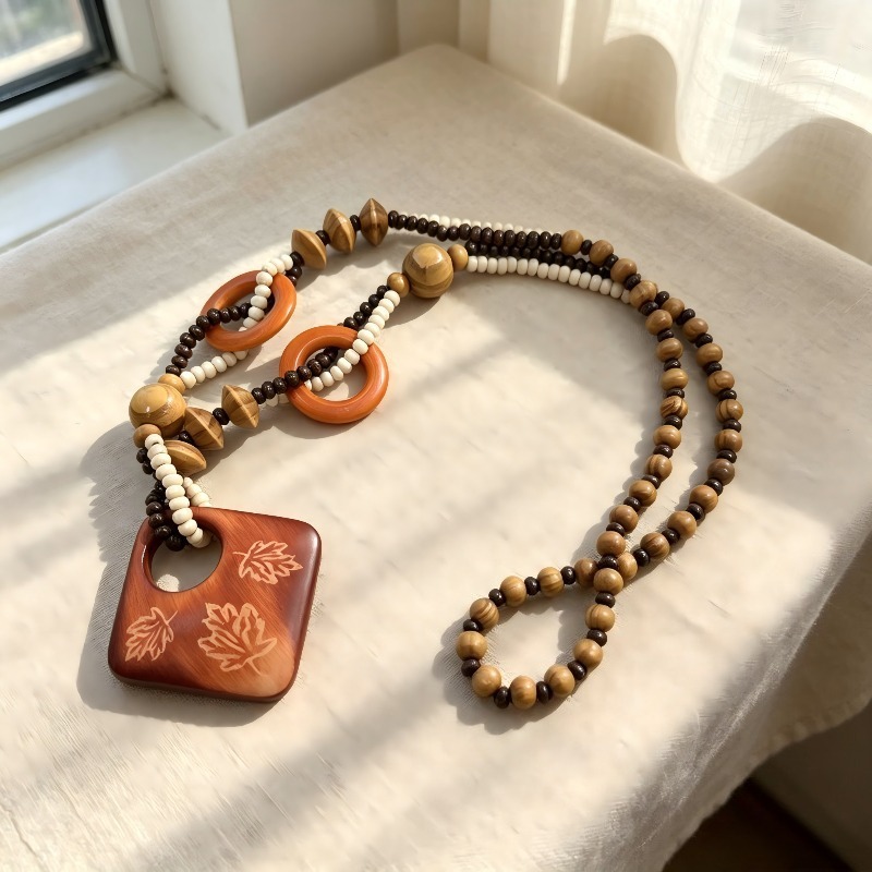 Bohemian Vintage Ethnic Long Sweater Chain Necklace